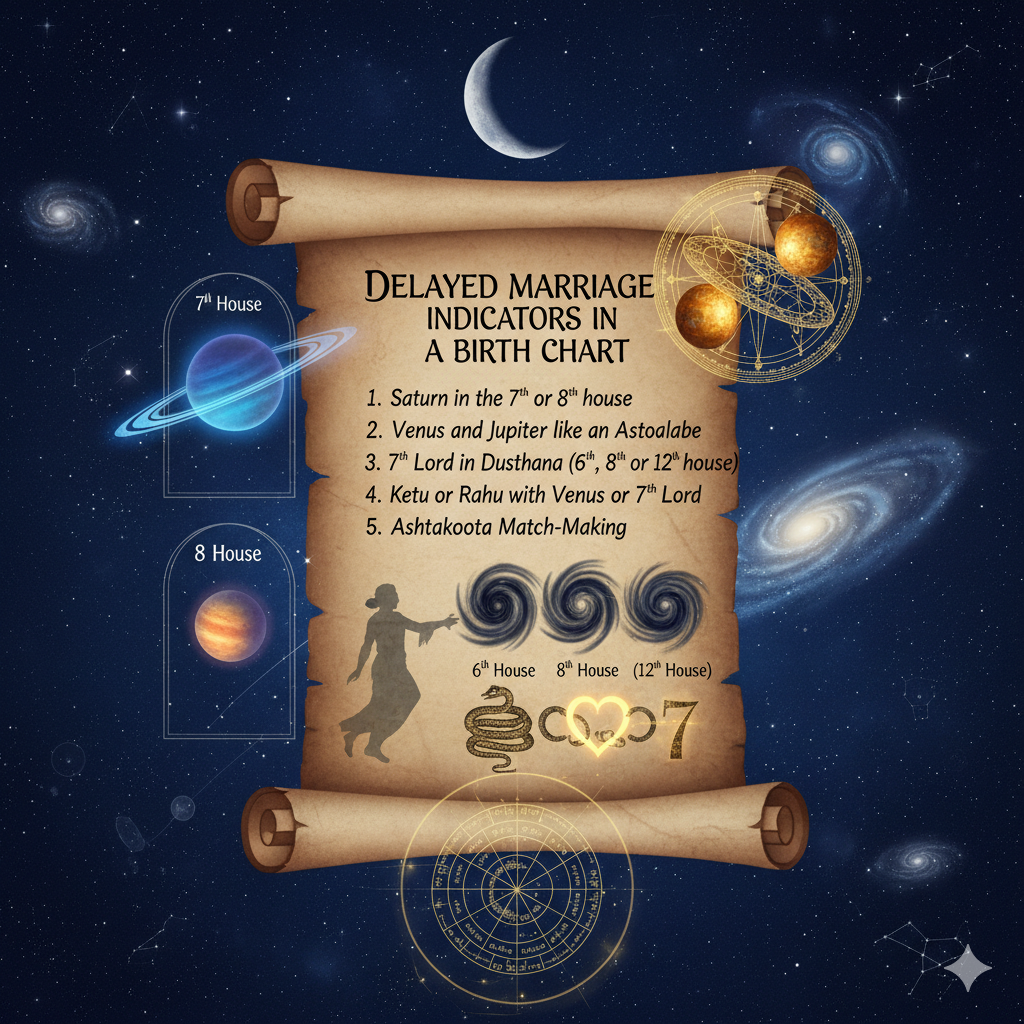 typical indicators of delayed marriage